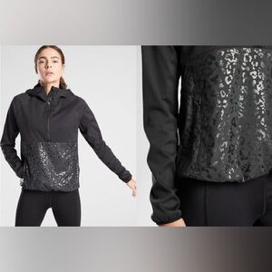 Athleta Black Pullover Hoodie
